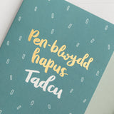 Birthday card 'Pen-blwydd hapus Tadcu' Grandad