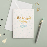 Birthday card 'Pen-blwydd hapus Ŵyr' Grandson