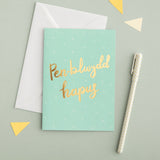 Birthday card 'Pen-blwydd hapus'