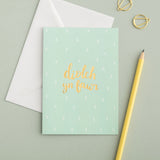 Thank you card 'Diolch yn fawr'