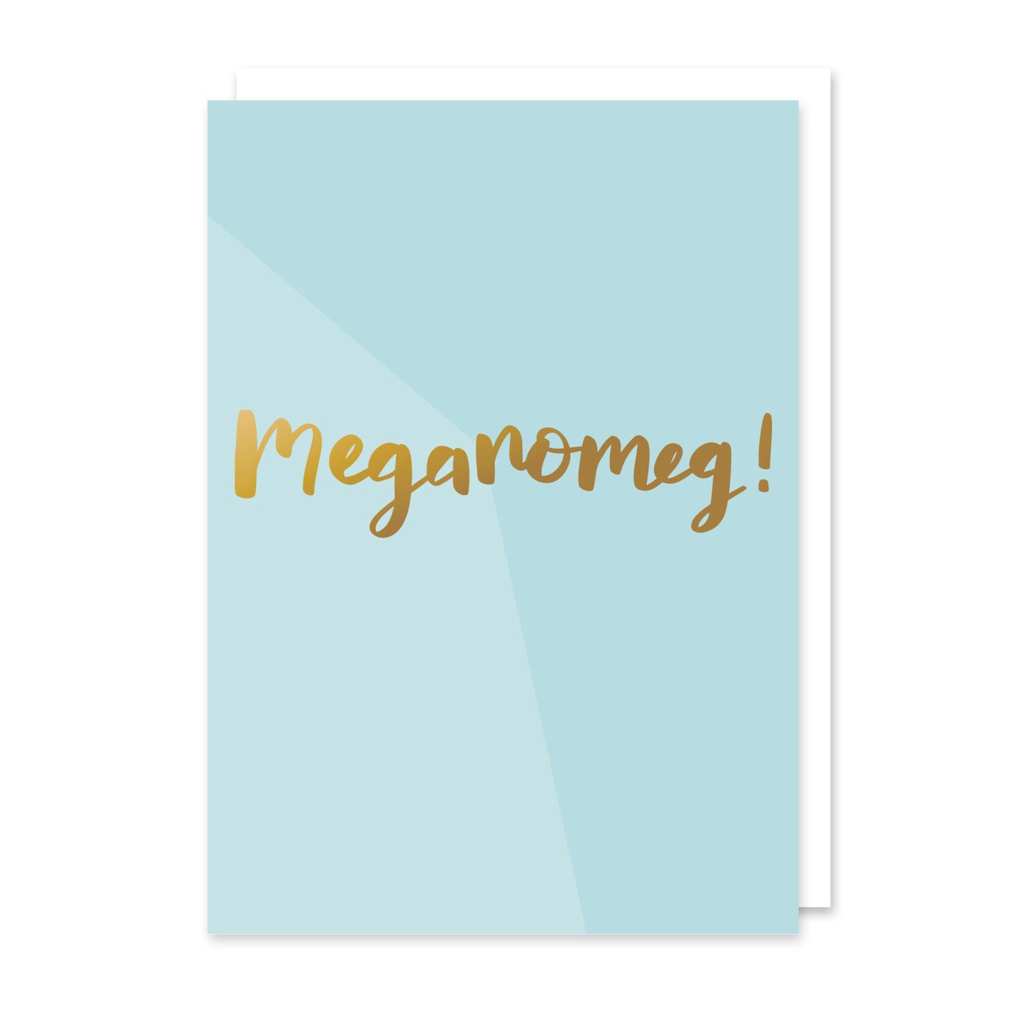 Cerdyn Cymraeg - Meganomeg! / Welsh card