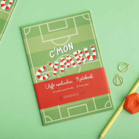 C'mon Cymru A5 note book