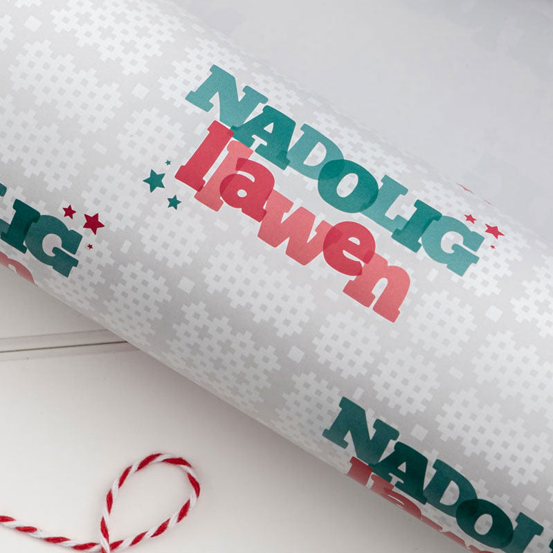 Christmas gift wrap - Enfys
