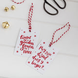 Christmas gift wrap set - Song lyrics