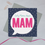 Cerdyn Sul y Mamau Hapus Mam / Welsh Mother's Day card