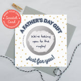 Scratch card 'A Father's day gift just for you!'