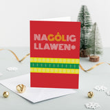 SO58 Welsh Christmas Card Set of 4 or 6 - Nagôlig Llawen