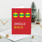 SO58 Christmas Card Set of 4 or 6 - Jingle Bale