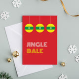 SO58 Christmas Card Set of 4 or 6 - Jingle Bale