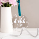 Personalised Thank You Decoration 'Diolch'