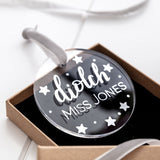 Personalised Thank You Decoration 'Diolch'
