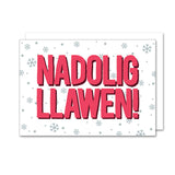 Cerdyn Nadolig Llawen / Welsh Christmas card - Draenog