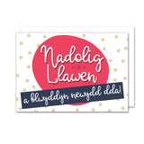 Cerdyn Nadolig Llawen / Welsh Christmas card - Draenog