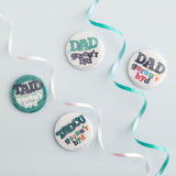 Best dad in the world badge 'Dad gorau'r byd'