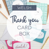 Box of 10, 15 or 20 Welsh thank you cards