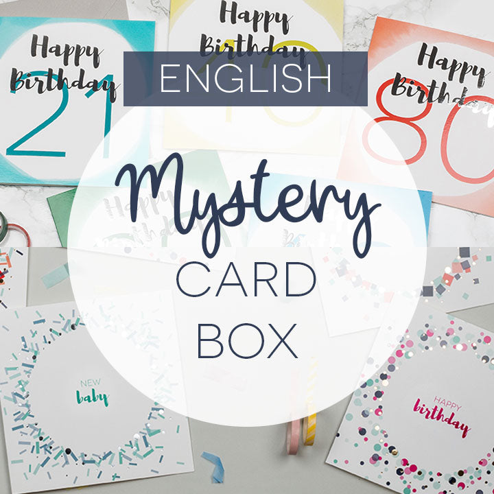 Mystery box of 10, 15 or 20 cards - English language