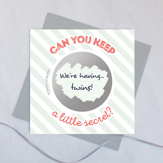 Secret message scratch card 'Can you keep a secret?'