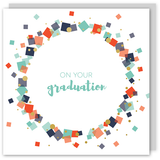 On your graduation gold foil card - Draenog