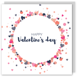 Happy Valentine's day copper foil card - Draenog