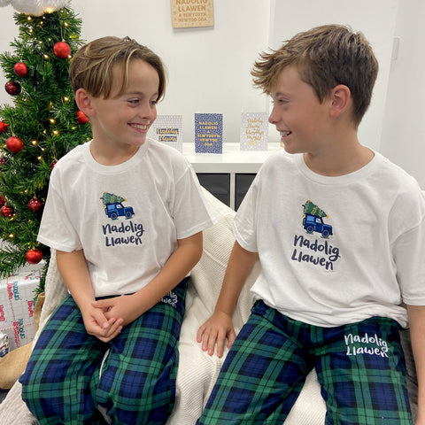 Nadolig Llawen Welsh Christmas Pyjamas - The DPJ Foundation - Children