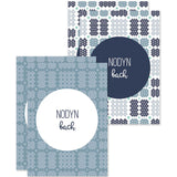 Pecyn cardiau bach - Nodyn bach - Pack of 4 mini note cards - Welsh tapestry