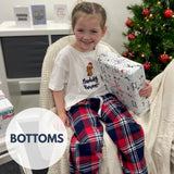 SAMPLE SALE Nadolig Pawen Welsh Christmas Pyjama bottoms - Children