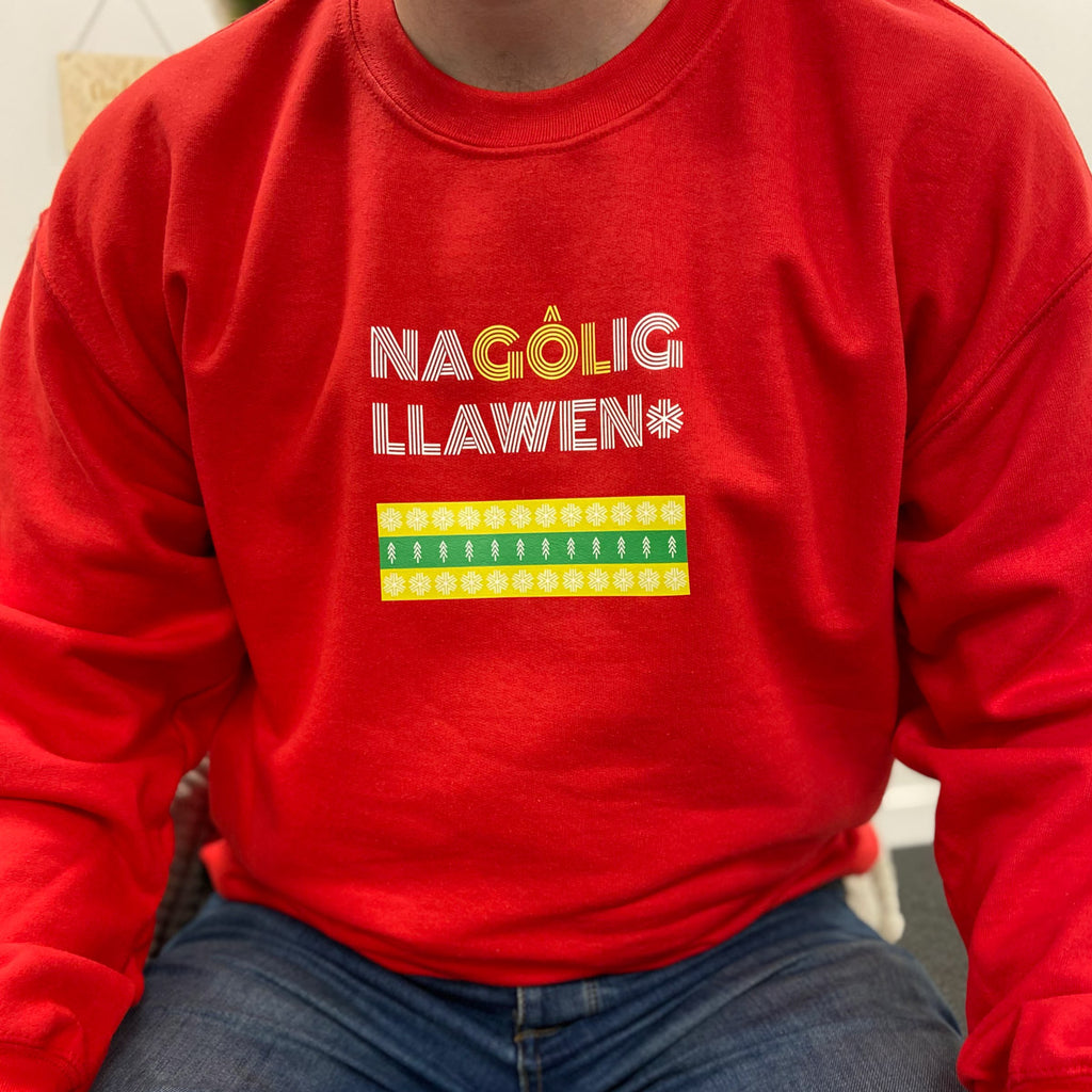 NaGÔLig Llawen Welsh Christmas Jumper - SO58 - Adult