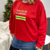 NaGÔLig Llawen Welsh Christmas Jumper - SO58 - Children's