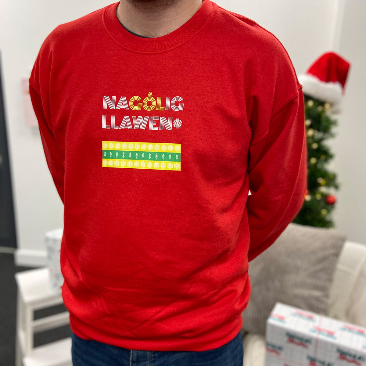 NaGÔLig Llawen Welsh Christmas Jumper - SO58 - Adult